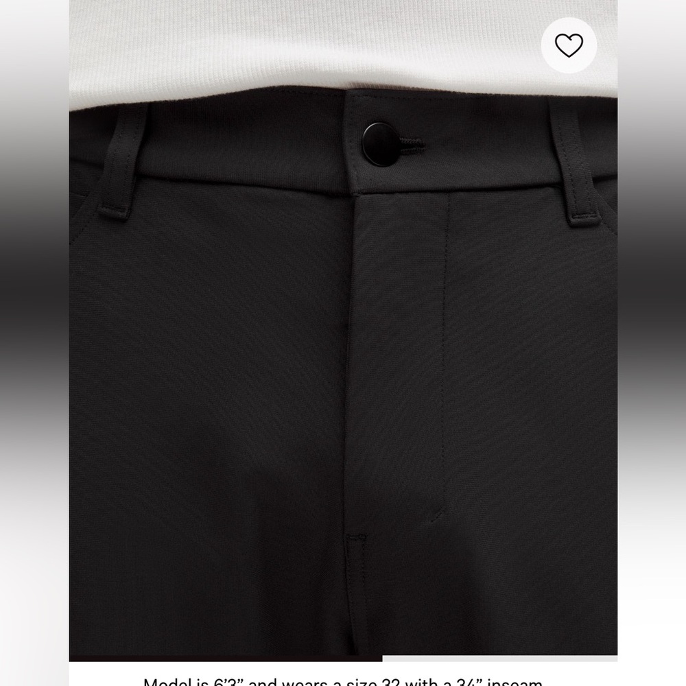 lululemon athletica Black ABC Classic-Fit 5 Pocket Pant - Picture 4 of 11